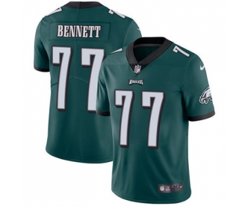Nike Philadelphia Eagles #77 Michael Bennett Midnight Green Team Color Men's Stitched NFL Vapor Untouchable Limited Jersey