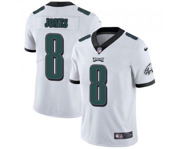 Nike Philadelphia Eagles #8 Donnie Jones White Men's Stitched NFL Vapor Untouchable Limited Jersey