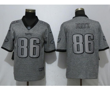 Nike Philadelphia Eagles #86 Zach Ertz Gray Gridiron Gray Vapor Untouchable Limited Jersey