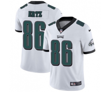 Nike Philadelphia Eagles #86 Zach Ertz White Men's Stitched NFL Vapor Untouchable Limited Jersey