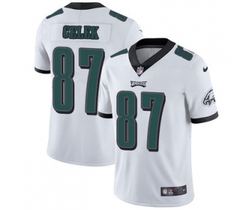 Nike Philadelphia Eagles #87 Brent Celek White Men's Stitched NFL Vapor Untouchable Limited Jersey