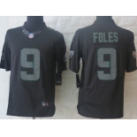 Nike Philadelphia Eagles #9 Nick Foles Black Impact Limited Jersey