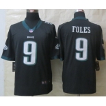 Nike Philadelphia Eagles #9 Nick Foles Black Limited Jersey