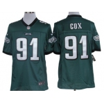 Nike Philadelphia Eagles #91 Fletcher Cox Dark Green Limited Jersey