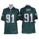 Nike Philadelphia Eagles #91 Fletcher Cox Dark Green Limited Jersey