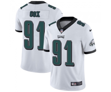 Nike Philadelphia Eagles #91 Fletcher Cox White Men's Stitched NFL Vapor Untouchable Limited Jersey