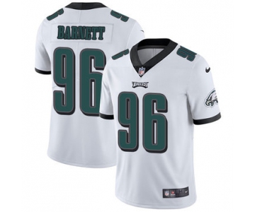 Nike Philadelphia Eagles #96 Derek Barnett White Men's Stitched NFL Vapor Untouchable Limited Jersey