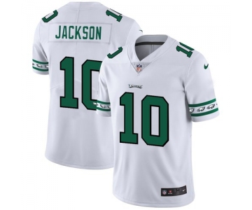 Philadelphia Eagles #10 DeSean Jackson Nike White Team Logo Vapor Limited NFL Jersey
