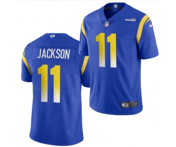 Men's Los Angeles Rams #11 DeSean Jackson 2020 Blue Vapor Untouchable Limited Stitched Jersey