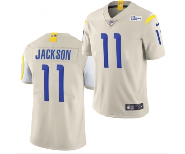 Men's Los Angeles Rams #11 DeSean Jackson 2020 Bone Vapor Untouchable Limited Stitched Jersey