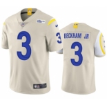 Men's Los Angeles Rams #3 Odell Beckham Jr. 2021 Vapor Untouchable Limited Stitched Football Bone Jersey