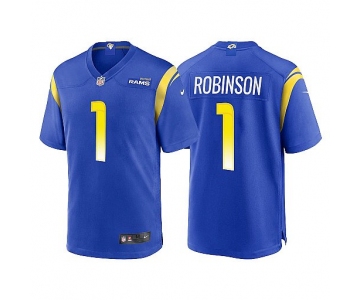 Men's Los Angeles Rams Allen Robinson II 2021 Blue Vapor Untouchable Limited Stitched Jersey