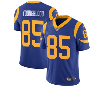 Men's Nike Rams 85 Jack Youngblood Royal Vapor Untouchable Player Limited Jersey