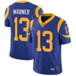 Nike Los Angeles Rams #13 Kurt Warner Royal Blue Alternate Men's Stitched NFL Vapor Untouchable Limited Jersey