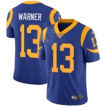 Nike Los Angeles Rams #13 Kurt Warner Royal Blue Alternate Men's Stitched NFL Vapor Untouchable Limited Jersey