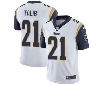 Nike Los Angeles Rams #21 Aqib Talib White Men's Stitched NFL Vapor Untouchable Limited Jersey