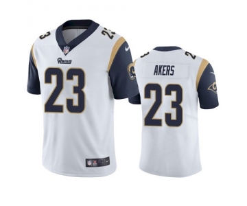 Nike Los Angeles Rams #23 Cam Akers White Men's Stitched NFL Vapor Untouchable Limited Jersey