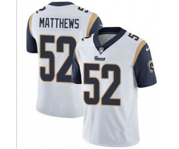 Nike Los Angeles Rams #52 Clay Matthews White Vapor Untouchable Limited Jersey