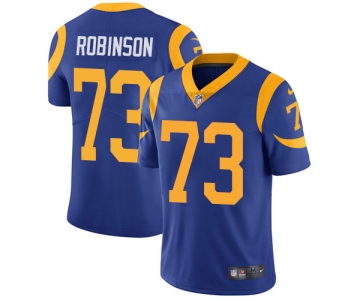 Nike Los Angeles Rams #73 Greg Robinson Royal Blue Alternate Men's Stitched NFL Vapor Untouchable Limited Jersey