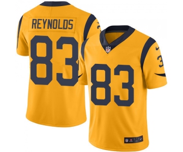 Nike Los Angeles Rams #83 Josh Reynolds Gold Men's Stitched NFL Limited Rush Jersey