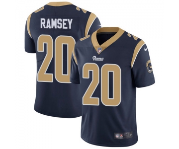 Nike Rams #20 Jalen Ramsey Navy Blue Team Color Men's Stitched NFL Vapor Untouchable Limited Jersey