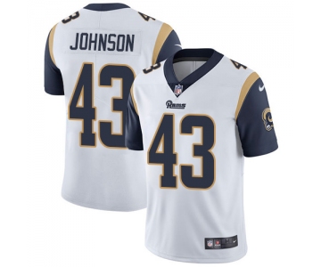 Nike Rams #43 John Johnson White Men's Stitched NFL Vapor Untouchable Limited Jersey