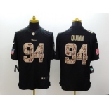 Nike St. Louis Rams #94 Robert Quinn Salute to Service Black Limited Jersey