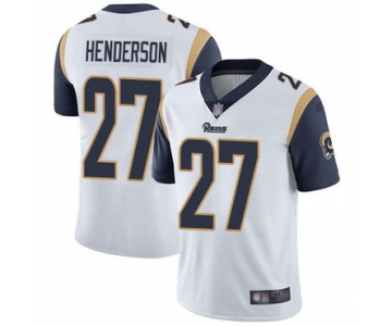 Rams #27 Darrell Henderson White Men's Stitched Football Vapor Untouchable Limited Jersey