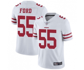 49ers #55 Dee Ford White Men's Stitched Football Vapor Untouchable Limited Jersey