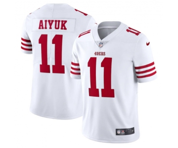 Men's San Francisco 49ers #11 Brandon Aiyuk 2022 New White Vapor Untouchable Stitched Jersey