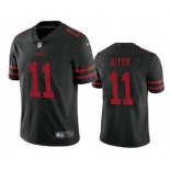 Men's San Francisco 49ers #11 Brandon Aiyuk Black 2020 Vapor Untouchable Stitched NFL Nike Limited Jersey