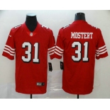 Men's San Francisco 49ers #31 Raheem Mostert Red New 2018 Color Rush Vapor Untouchable Limited Jersey