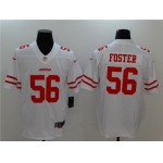 Men's San Francisco 49ers #56 Reuben Foster White 2017 Vapor Untouchable Stitched NFL Nike Limited Jersey