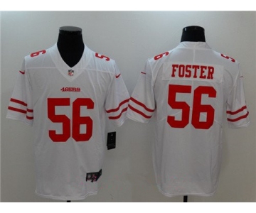 Men's San Francisco 49ers #56 Reuben Foster White 2017 Vapor Untouchable Stitched NFL Nike Limited Jersey