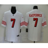 Men's San Francisco 49ers #7 Colin Kaepernick White New 2020 Color Rush Vapor Untouchable Limited Jersey