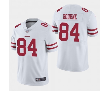 Men's San Francisco 49ers #84 Kendrick Bourne White Vapor Untouchable Limited Stitched NFL Jersey
