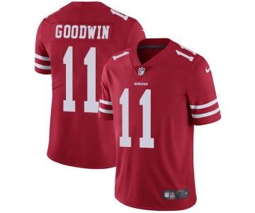 Nike 49ers #11 Marquise Goodwin Red Team Color Men's Stitched NFL Vapor Untouchable Limited Jersey