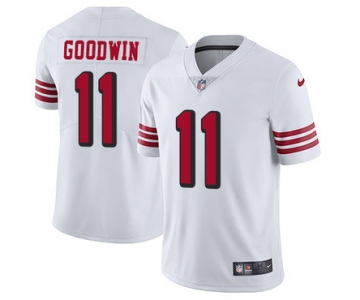 Nike 49ers #11 Marquise Goodwin White Rush Men's Stitched NFL Vapor Untouchable Limited Jersey