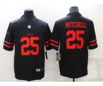 Nike San Francisco 49ers #25 Elijah Mitchell Black Vapor Limited Jersey