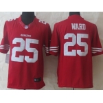 Nike San Francisco 49ers #25 Jimmie Ward Red Limited Jersey