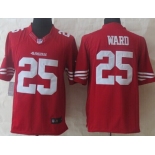 Nike San Francisco 49ers #25 Jimmie Ward Red Limited Jersey