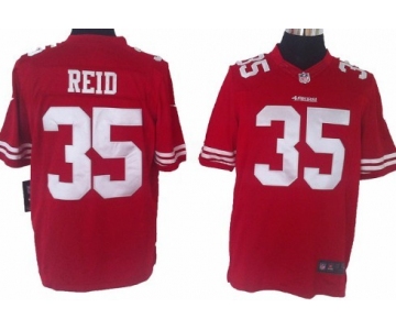 Nike San Francisco 49ers #35 Eric Reid Red Limited Jersey