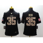 Nike San Francisco 49ers #35 Eric Reid Salute to Service Black Limited Jersey