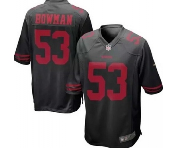 Nike San Francisco 49ers #53 NaVorro Bowman 2015 Black Limited Jersey