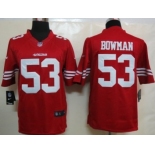 Nike San Francisco 49ers #53 NaVorro Bowman Red Limited Jersey