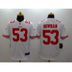 Nike San Francisco 49ers #53 NaVorro Bowman White Limited Jersey