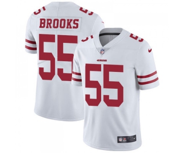 Nike San Francisco 49ers #55 Ahmad Brooks White Men's Stitched NFL Vapor Untouchable Limited Jersey