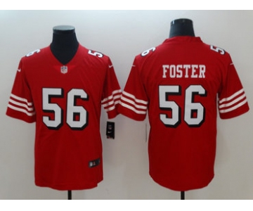 Nike San Francisco 49ers #56 Reuben Foster Red 2018 Vapor Untouchable Limited Jersey