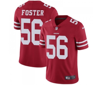 Nike San Francisco 49ers #56 Reuben Foster Red Team Color Men's Stitched NFL Vapor Untouchable Limited Jersey