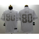 Nike San Francisco 49ers #80 Jerry Rice Platinum White Limited Jersey